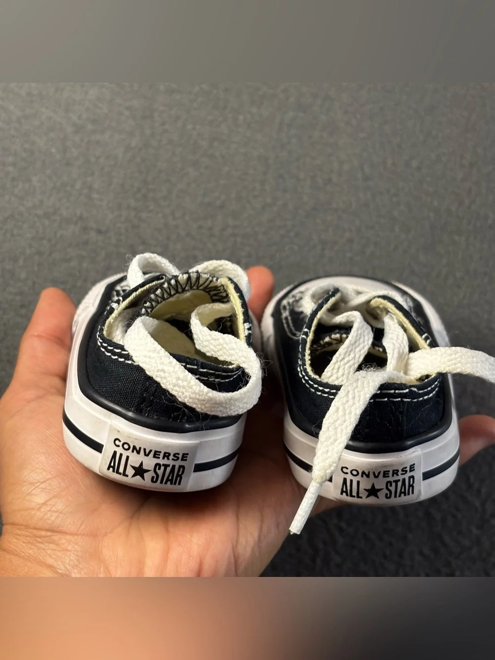 CONVERSE Chuck Taylor All Star Canvas Low Black Size 2